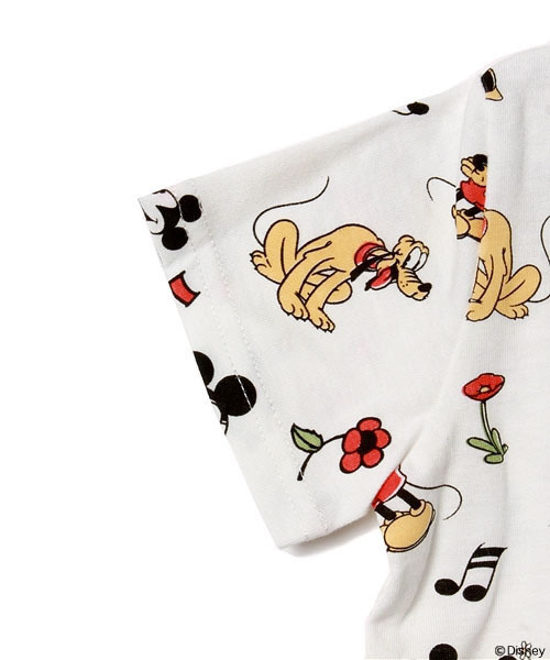 B:MING by BEAMS（ビーミングバイビームス）の「Disney｜ビーミング ライフストア / 総柄プリントTシャツ（Tシャツ/カットソー・キッズ・ホワイト・140/110/130/100/120/150/80/90）」の7枚目の写真