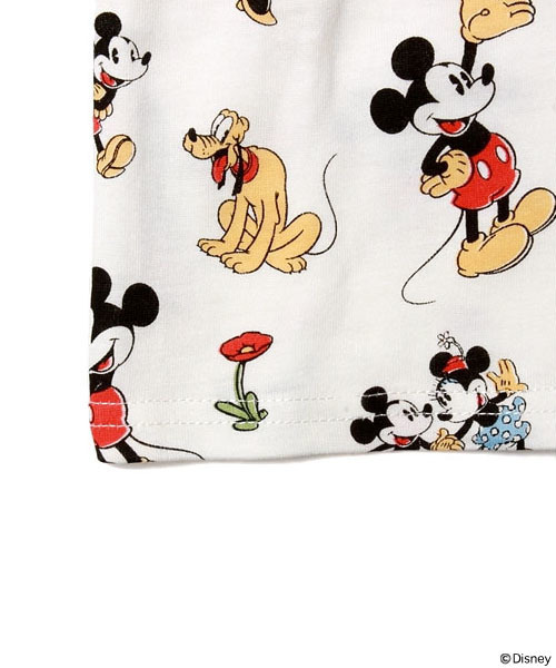 B:MING by BEAMS（ビーミングバイビームス）の「Disney｜ビーミング ライフストア / 総柄プリントTシャツ（Tシャツ/カットソー・キッズ・ホワイト・140/110/130/100/120/150/80/90）」の8枚目の写真