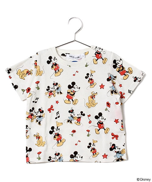 B:MING by BEAMS（ビーミングバイビームス）の「Disney｜ビーミング ライフストア / 総柄プリントTシャツ（Tシャツ/カットソー・キッズ・ホワイト・140/110/130/100/120/150/80/90）」の10枚目の写真