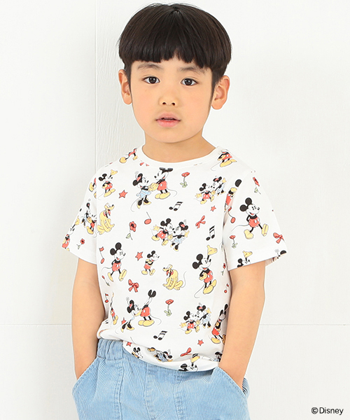 B:MING by BEAMS（ビーミングバイビームス）の「Disney｜ビーミング ライフストア / 総柄プリントTシャツ（Tシャツ/カットソー・キッズ・ホワイト・140/110/130/100/120/150/80/90）」の11枚目の写真