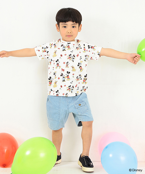 B:MING by BEAMS（ビーミングバイビームス）の「Disney｜ビーミング ライフストア / 総柄プリントTシャツ（Tシャツ/カットソー・キッズ・ホワイト・140/110/130/100/120/150/80/90）」の12枚目の写真