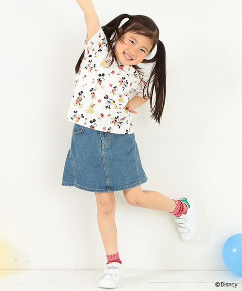 B:MING by BEAMS（ビーミングバイビームス）の「Disney｜ビーミング ライフストア / 総柄プリントTシャツ（Tシャツ/カットソー・キッズ・ホワイト・140/110/130/100/120/150/80/90）」の9枚目の写真