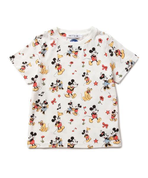 B:MING by BEAMS（ビーミングバイビームス）の「Disney｜ビーミング ライフストア / 総柄プリントTシャツ（Tシャツ/カットソー・キッズ・ホワイト・140/110/130/100/120/150/80/90）」の15枚目の写真