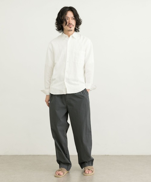 URBAN RESEARCH（アーバンリサーチ）の「HerdmansLinen Regular Shirts（シャツ/ブラウス・メンズ・ホワイト/ネイビー/グリーン系その他/オレンジ/ブルー系その他・SMALL/MEDIUM/LARGE/X-LARGE）」の11枚目の写真