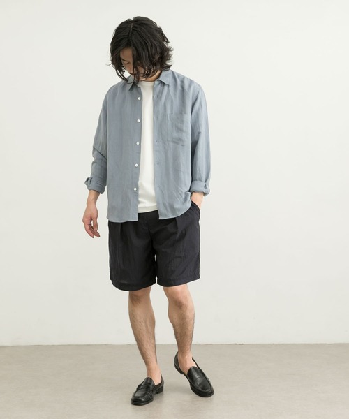 URBAN RESEARCH（アーバンリサーチ）の「HerdmansLinen Regular Shirts（シャツ/ブラウス・メンズ・ホワイト/ネイビー/グリーン系その他/オレンジ/ブルー系その他・SMALL/MEDIUM/LARGE/X-LARGE）」の20枚目の写真