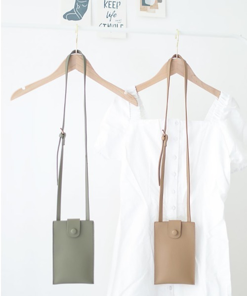 VIBGYOR Women（ヴィブジョー　ウィメン）の「ミニショルダーバッグ（ショルダーバッグ・レディース・ブラック/ベージュ/ライトカーキ/キャメル・FREE）」の12枚目の写真