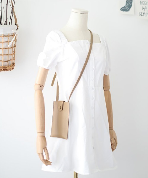 VIBGYOR Women（ヴィブジョー　ウィメン）の「ミニショルダーバッグ（ショルダーバッグ・レディース・ブラック/ベージュ/ライトカーキ/キャメル・FREE）」の8枚目の写真