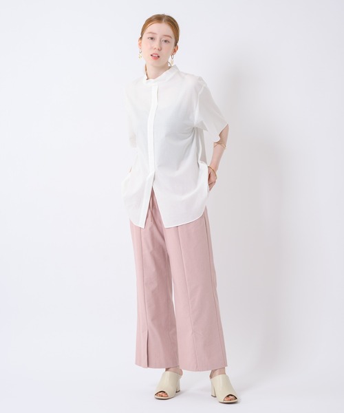 La SRIC（ラスリック）の「La SRIC バックフリル袖ブラウス（シャツ/ブラウス・レディース・ホワイト/ブルー・FREE）」の10枚目の写真