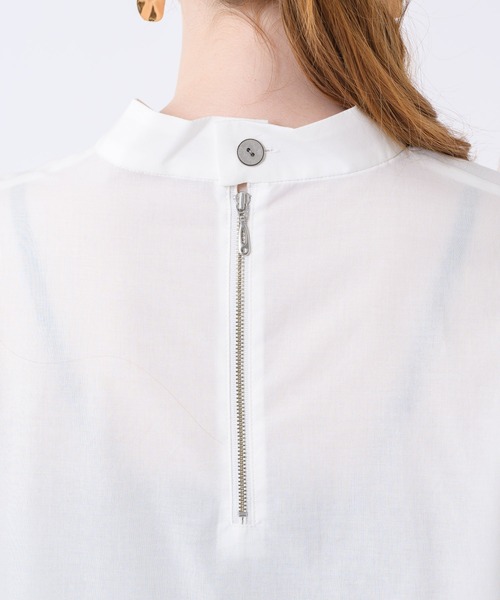 La SRIC（ラスリック）の「La SRIC バックフリル袖ブラウス（シャツ/ブラウス・レディース・ホワイト/ブルー・FREE）」の18枚目の写真