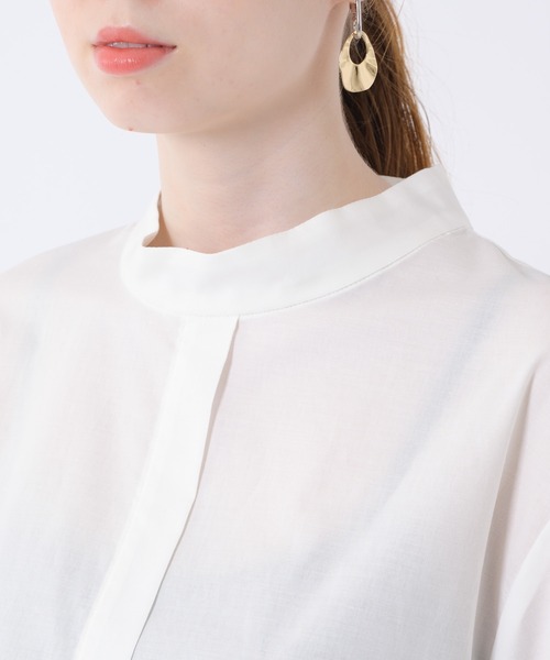 La SRIC（ラスリック）の「La SRIC バックフリル袖ブラウス（シャツ/ブラウス・レディース・ホワイト/ブルー・FREE）」の19枚目の写真