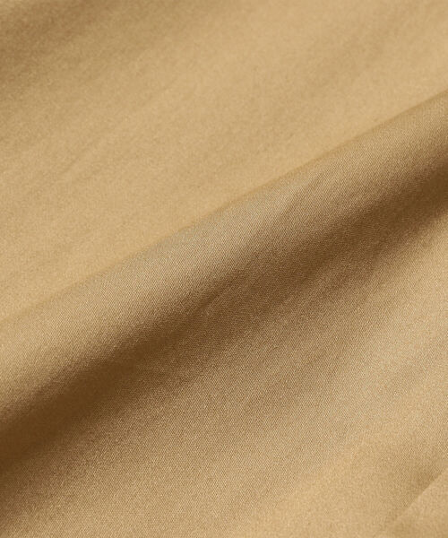 BEAMS LIGHTS（ビームスライツ）の「BEAMS LIGHTS / サテン ソリッド バンドカラーシャツ（シャツ/ブラウス・メンズ・ブラック/カーキ・SMALL/MEDIUM/LARGE）」の10枚目の写真