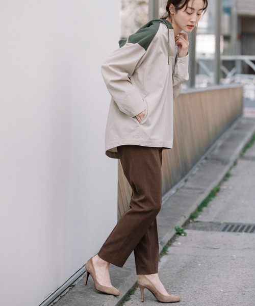 Munich（ミューニック）の「セルロースコットンミリタリークロスフーデットシャツ（シャツ/ブラウス・レディース・ブラック/ラベンダー/ライトベージュ・FREE）」の18枚目の写真