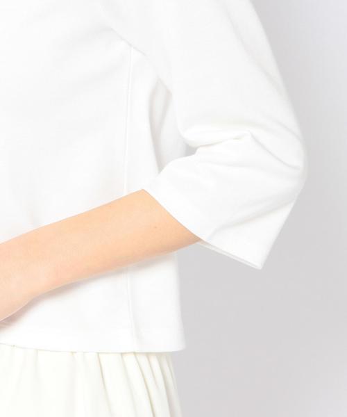 Another Edition（アナザーエディション）の「ポンチハイネックプルオーバー/AEBC C/MD ポンチ HI/N PO◆（Tシャツ/カットソー・レディース・ホワイト/ブラック/グレー・フリー）」の7枚目の写真