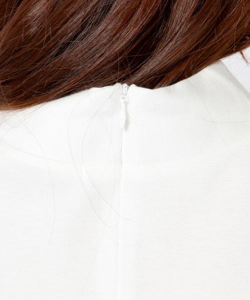 Another Edition（アナザーエディション）の「ポンチハイネックプルオーバー/AEBC C/MD ポンチ HI/N PO◆（Tシャツ/カットソー・レディース・ホワイト/ブラック/グレー・フリー）」の16枚目の写真