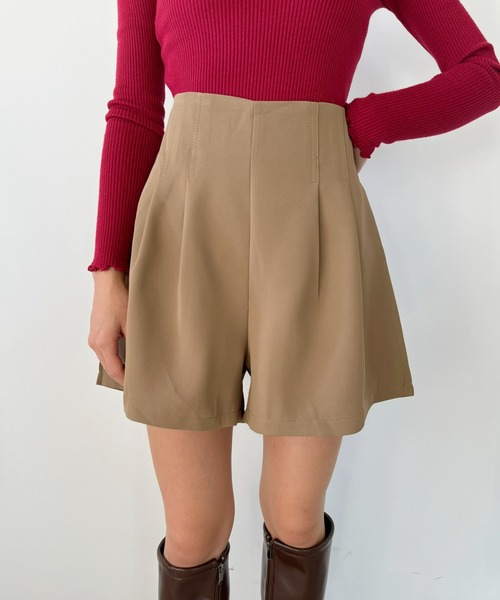 CLEA(クレア)の「Aラインハイウエストパンツ(その他パンツ・レディース・ホワイト/ブラック/ベージュ・FREE)」の3枚目の写真