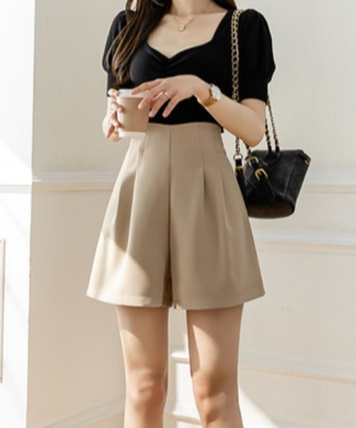 CLEA(クレア)の「Aラインハイウエストパンツ(その他パンツ・レディース・ホワイト/ブラック/ベージュ・FREE)」の11枚目の写真