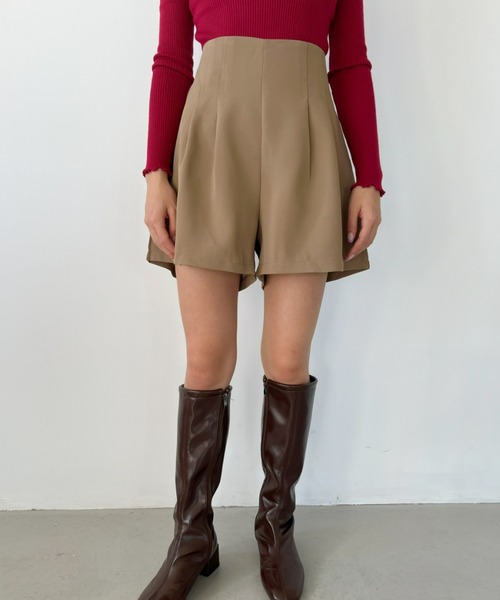 CLEA(クレア)の「Aラインハイウエストパンツ(その他パンツ・レディース・ホワイト/ブラック/ベージュ・FREE)」の18枚目の写真