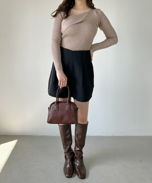 CLEA(クレア)の「Aラインハイウエストパンツ(その他パンツ・レディース・ホワイト/ブラック/ベージュ・FREE)」の21枚目の写真