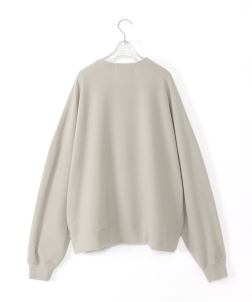 NEONSIGN（ネオンサイン）の「NEONSIGN ネオンサイン / Fleece sweat フリーススウェット トレーナー / N1597（スウェット・メンズ・ライトグレー/ブラック・46/48）」の5枚目の写真