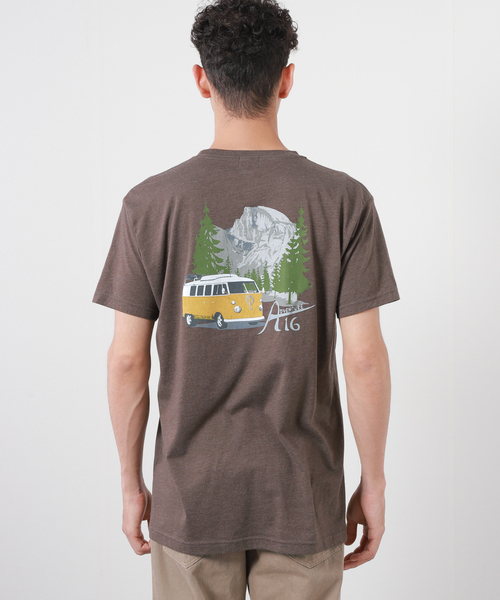 JOURNAL STANDARD（ジャーナルスタンダード）の「ADVENTURE 16 ワーゲンバス（Tシャツ/カットソー・メンズ・ホワイト/ブラウン・LARGE/X-LARGE/MEDIUM）」の3枚目の写真