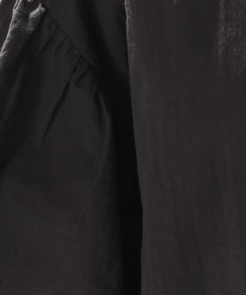 niko and...（ニコアンド）の「コットン袖フリルブラウス（シャツ/ブラウス・レディース・ホワイト/ブラック/グリーン・MEDIUM/LARGE）」の15枚目の写真