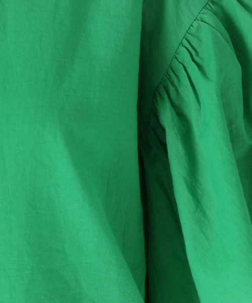 niko and...（ニコアンド）の「コットン袖フリルブラウス（シャツ/ブラウス・レディース・ホワイト/ブラック/グリーン・MEDIUM/LARGE）」の16枚目の写真