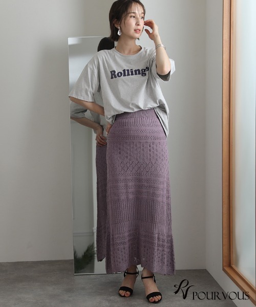 ElegChic(エレグシック)の「BIGロゴTシャツ(Tシャツ/カットソー・レディース・ホワイト系その他2/グレー/ホワイト系その他/ベージュ/ホワイト/カーキ・FREE)」の10枚目の写真