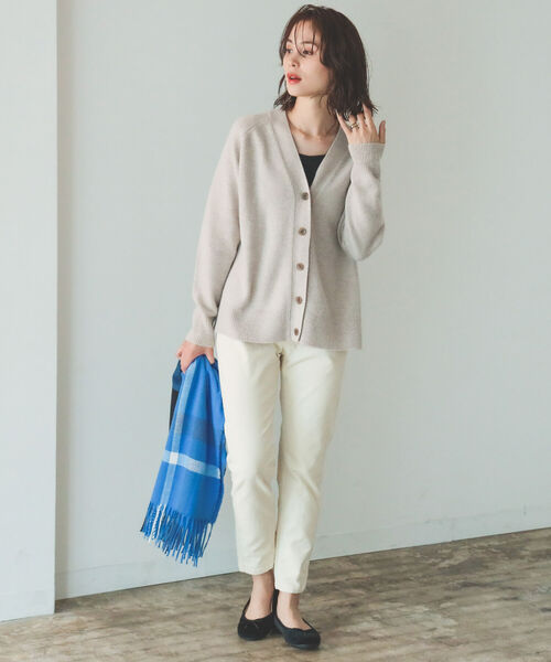 B:MING by BEAMS（ビーミングバイビームス）の「B:MING by BEAMS / ストレッチ コール テーパードパンツ（デニムパンツ・レディース・ダークグリーン/アイボリー/ブラック/ピンク・LARGE/SMALL/MEDIUM）」の18枚目の写真