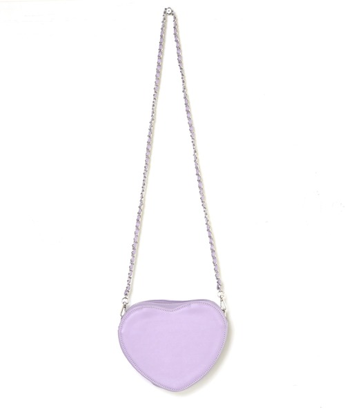 w closet（ダブルクローゼット）の「【2WAY】ハート型バッグ（ショルダーバッグ・レディース・ブラック/オフホワイト/ラベンダー・FREE）」の18枚目の写真