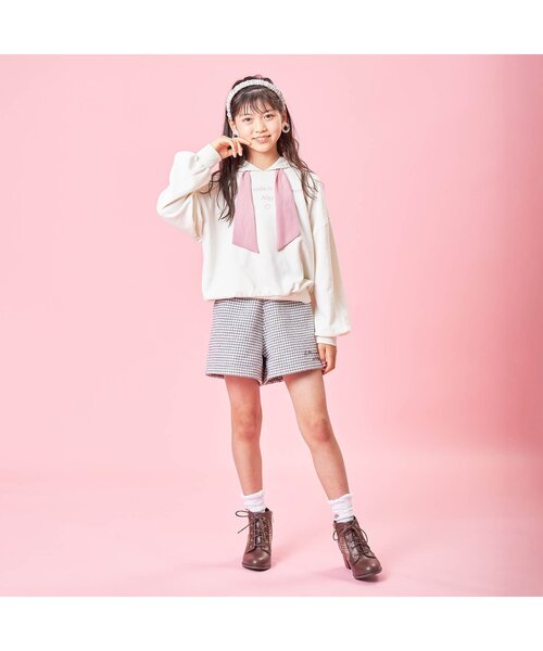 algy(アルジー)の「レースアップヒールショートブーツ(ブーツ・キッズ・ベージュ/ネイビー・23/22/20/24/21)」の3枚目の写真