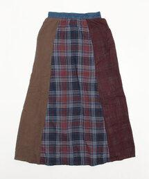AVIREX | 《REBUILD COLLECTION》PATCHING PLAID SKIRT/ パッチング プレイドスカート(スカート)