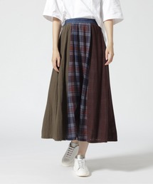 AVIREX | 《REBUILD COLLECTION》PATCHING PLAID SKIRT/ パッチング プレイドスカート(スカート)