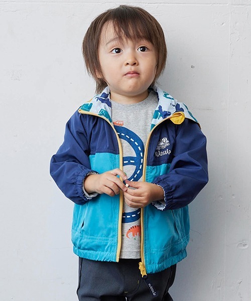 kladskap(クレードスコープ)の「車×道路×恐竜長袖Tシャツ(Tシャツ/カットソー・キッズ・トップグレー/ライトブルー・110cm/80cm/120cm/100cm/90cm)」の18枚目の写真