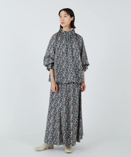 美品☆アデュートリステス 花柄 フラワープリント ロングスカート ADIEU TRISTESSE アデュートリステス】 小花柄 フラワープリント