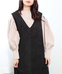 toucher du brise | 【前後で着られる】2WAY ボリュームスリーブ ブラウス(シャツ/ブラウス)