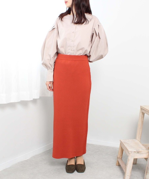 toucher du brise（トゥシェドブリーズ）の「【前後で着られる】２ＷＡＹ ボリュームスリーブ ブラウス（シャツ/ブラウス・レディース・ブラック/ベージュ/オフホワイト/ブルー・M/L）」の12枚目の写真