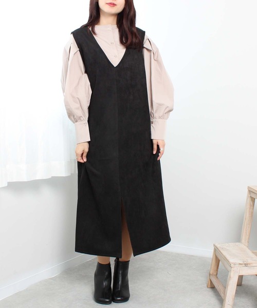 toucher du brise（トゥシェドブリーズ）の「【前後で着られる】２ＷＡＹ ボリュームスリーブ ブラウス（シャツ/ブラウス・レディース・ブラック/ベージュ/オフホワイト/ブルー・M/L）」の14枚目の写真