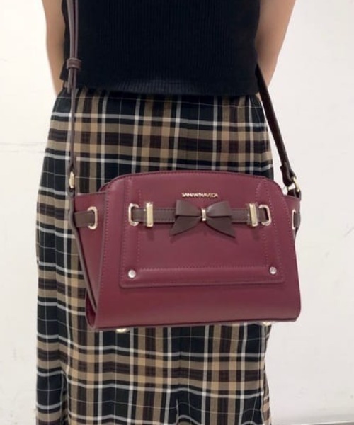 リボンモチーフショルダーバッグ