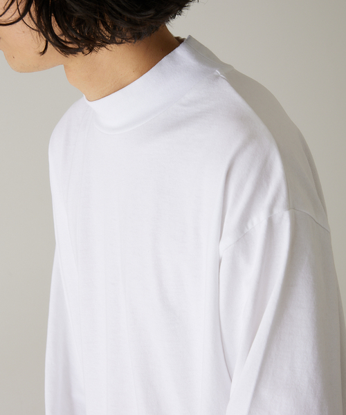 417 EDIFICE（フォーワンセブンエディフィス）の「utility / ユーティリティ モックネック（Tシャツ/カットソー・メンズ・ホワイト/レッド/イエロー/ブルー系その他/スミクロ・SMALL/MEDIUM/LARGE）」の11枚目の写真