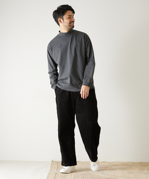 417 EDIFICE（フォーワンセブンエディフィス）の「utility / ユーティリティ モックネック（Tシャツ/カットソー・メンズ・ホワイト/レッド/イエロー/ブルー系その他/スミクロ・SMALL/MEDIUM/LARGE）」の22枚目の写真