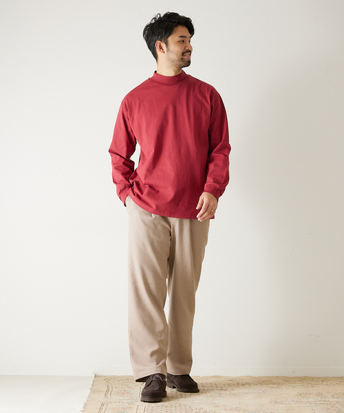 417 EDIFICE（フォーワンセブンエディフィス）の「utility / ユーティリティ モックネック（Tシャツ/カットソー・メンズ・ホワイト/レッド/イエロー/ブルー系その他/スミクロ・SMALL/MEDIUM/LARGE）」の8枚目の写真