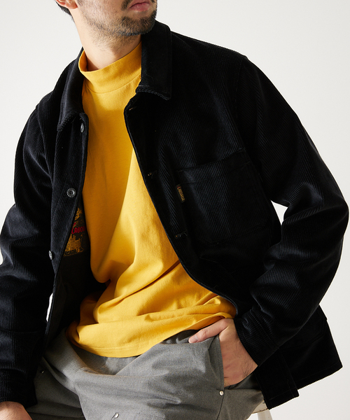 417 EDIFICE（フォーワンセブンエディフィス）の「utility / ユーティリティ モックネック（Tシャツ/カットソー・メンズ・ホワイト/レッド/イエロー/ブルー系その他/スミクロ・SMALL/MEDIUM/LARGE）」の9枚目の写真