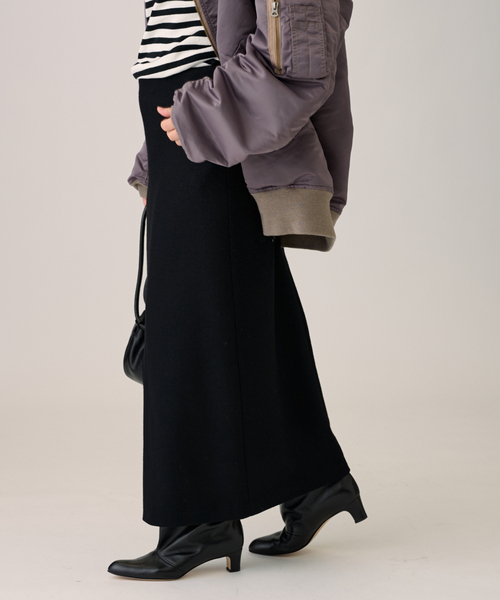 journal standard L'essage（ジャーナルスタンダードレサージュ）の「LUMINARYウールスカート（スカート・レディース・ブラウン/オレンジ/ブラック/パープル・36/38）」の13枚目の写真