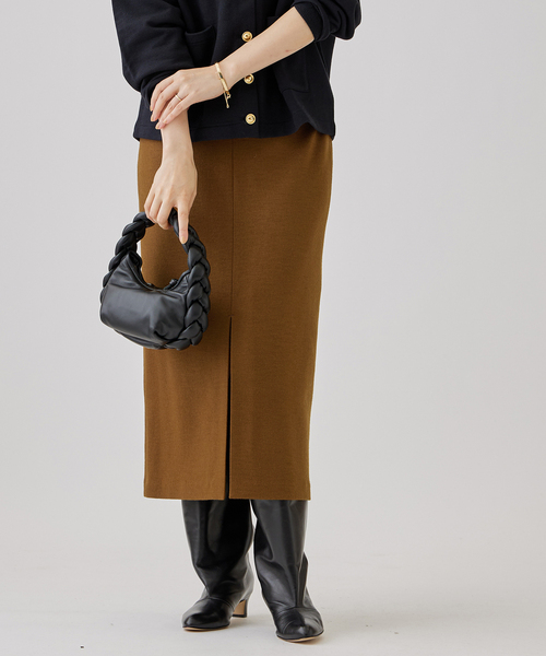 journal standard L'essage（ジャーナルスタンダードレサージュ）の「LUMINARYウールスカート（スカート・レディース・ブラウン/オレンジ/ブラック/パープル・36/38）」の10枚目の写真