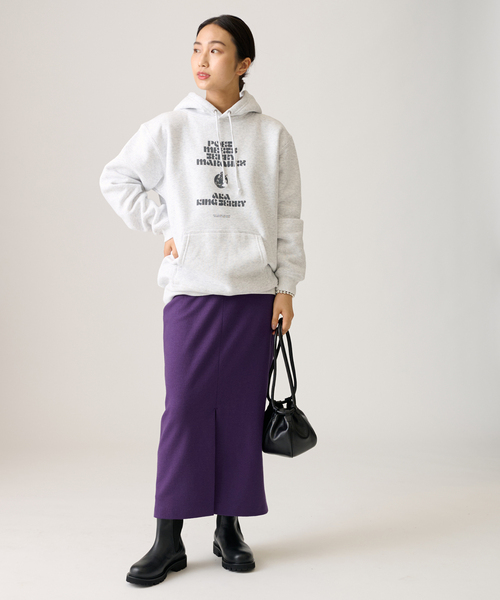 journal standard L'essage（ジャーナルスタンダードレサージュ）の「LUMINARYウールスカート（スカート・レディース・ブラウン/オレンジ/ブラック/パープル・36/38）」の14枚目の写真