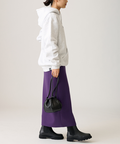 journal standard L'essage（ジャーナルスタンダードレサージュ）の「LUMINARYウールスカート（スカート・レディース・ブラウン/オレンジ/ブラック/パープル・36/38）」の19枚目の写真