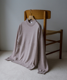 EDIFICE | ウール / シルク / カシミア MIX クリスタル モックネック ニット(ニット/セーター)