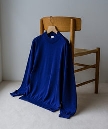 EDIFICE | ウール / シルク / カシミア MIX クリスタル モックネック ニット(ニット/セーター)