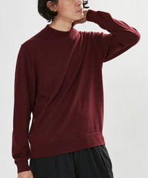 EDIFICE | ウール / シルク / カシミア MIX クリスタル モックネック ニット(ニット/セーター)