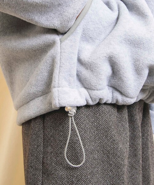 DISCUS ATHLETIC（ディスカス　アスレチック）の「DISCUS ATHLETIC（ディスカス アスレチック）フリースビッグタートルプルオーバー（スウェット・レディース・ライトグレー/イエロー/レンガ・L/M）」の16枚目の写真